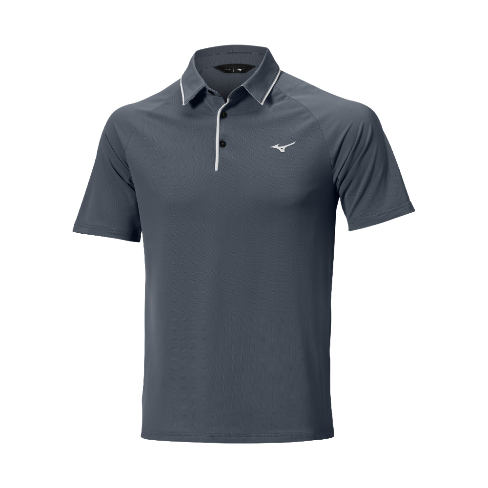 Mizuno Classic Piqué Short Sleeve Polo Shirt Lava Smoke Homme TailleXL